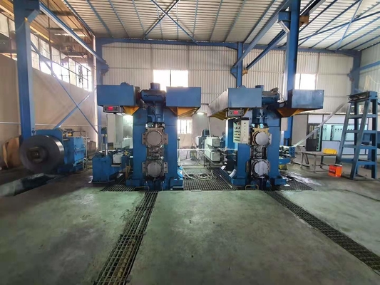 कार्बन स्टील के लिए कुंडल चौड़ाई 200 मिमी कोल्ड रोलिंग मिल दो स्टैंड 150 मीटर / मिनट 4hi