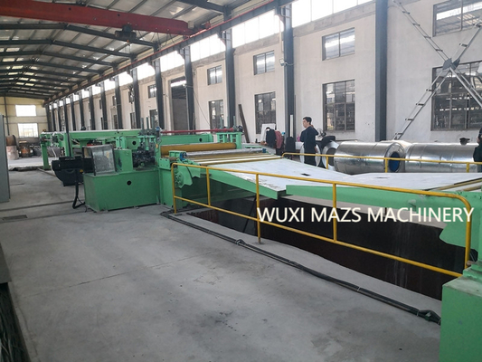 पुराने रोल्ड कॉइल कट के लिए MA 3X1600mm ऑटोमेशन - उच्च परिशुद्धता के साथ लंबाई में ब्लैकिंग लाइन