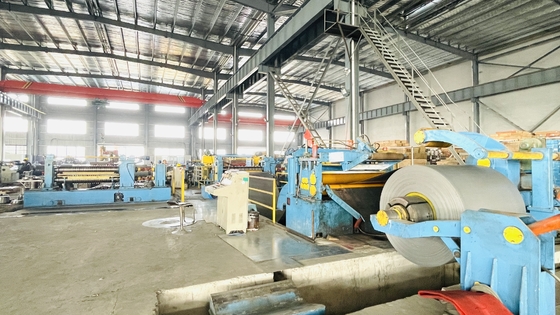 3phases धातु शीट स्लिटर मशीन 20m / न्यूनतम जस्ती प्लेट