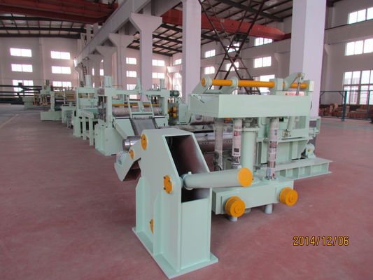 0.3-3x1600 मिमी स्टील स्ट्रिप स्लीटिंग मशीन 100 मीटर / मिनट एडजस्टेबल