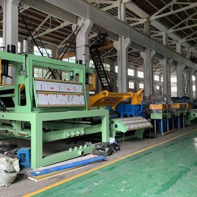 50-1500 मिमी चौड़ाई 0.2-3.0 मिमी मोटाई स्टील का तार काटने की मशीन